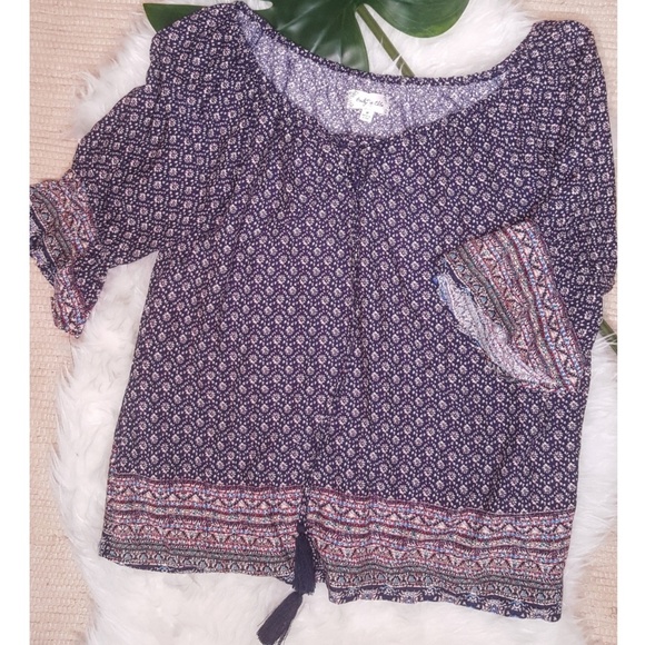 Anthropologie Tops - Anthropologie Bailey & Chloe Boho Blouse